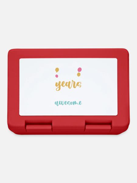 50 ans d’anniversaire - Boîte à goûter - rouge
