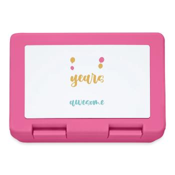 50 years birthday - Lunchbox - pink - Front