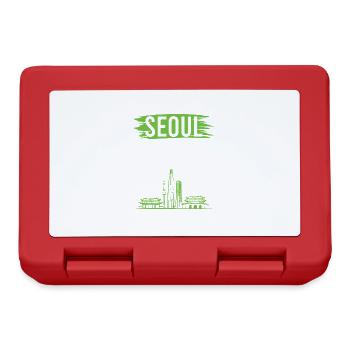 south korea seoul - Lunchbox - red - Front
