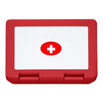 Ich Muss Gar Nichts Ich Muss Nur In Die Schweiz - Brotdose - Rot - Vorne