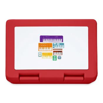 ADSR Modular Techno Festival Nerd Synthesizer - Lunchbox - red - Front