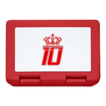 10 number crown - Lunchbox - red - Front