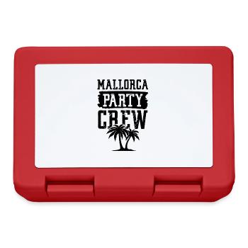 Mallorca Party Crew - Boîte à goûter - rouge - Devant