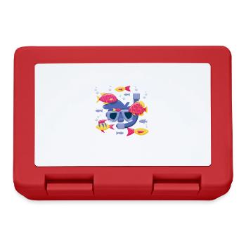 Snorkeling Snorkelers Diving Divers Gift - Lunchbox - red - Front