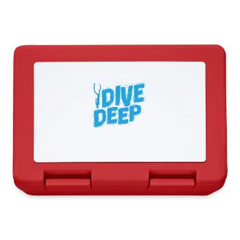 Apnea Diver Dive Deep - Lunchbox - red - Front