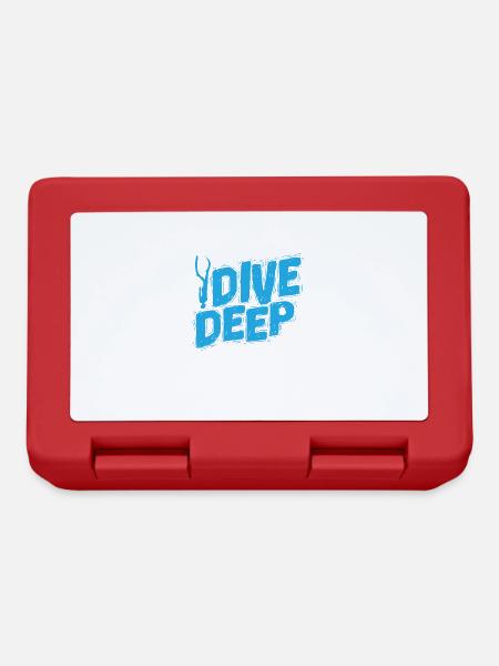 Plongeur d’apnée Dive Deep - Boîte à goûter - rouge
