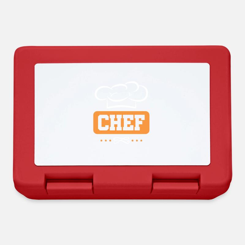 chef chef - Lunchbox - red