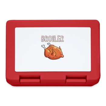 GDR East Germany East Ostalgia Ossi Broiler - Lunchbox - red - Front