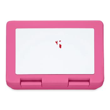 Peru Heartbeat Flag Vintage Peru - Lunchbox - pink - Front