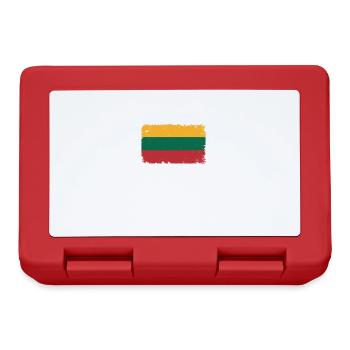Lithauen Heartbeat Flag Vintage Lithauen - Lunchbox - red - Front