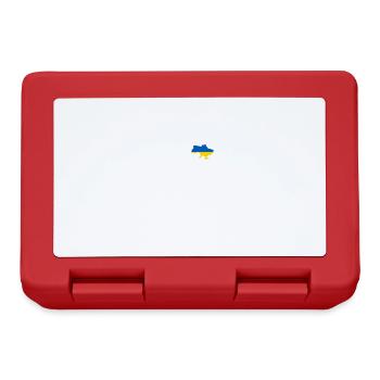 Ukraine Heartbeat Flag Vintage Ukraine - Lunchbox - red - Front