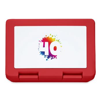 40 Number of blobs - Lunchbox - red - Front