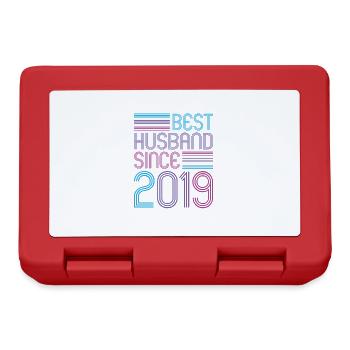 Best Husband since 2019 2nd Wedding Anniversary - Lunchbox - red - Front