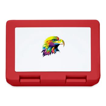 juste un garçon qui aime les aigles oiseau aigle - Boîte à goûter - rouge - Devant