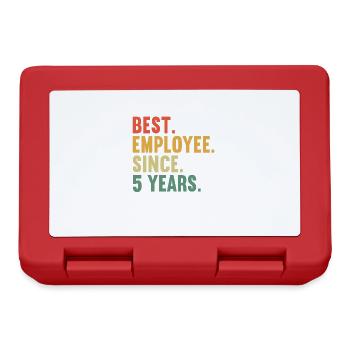 5 years of service 5 years of service anniversary - Lunchbox - red - Front