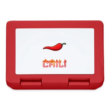 50 Jahre scharf wie Chili 50. Geburtstag - Brotdose - Rot - Vorne