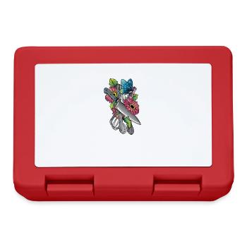 Cuisinier I Épices Cuisine Toque de chef Motif - Boîte à goûter - rouge - Devant