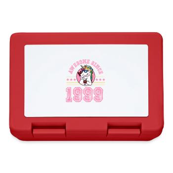 1999 Génial Licorne - Boîte à goûter - rouge - Devant