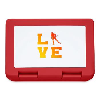 Men's Cross-Country Classic Cross-Country Skiing Women Cross-Country Skiing - Lunchbox - red - Front