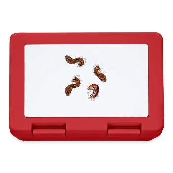 Serpent Maïs Serpent Reptile Idée Cadeau - Boîte à goûter - rouge - Devant