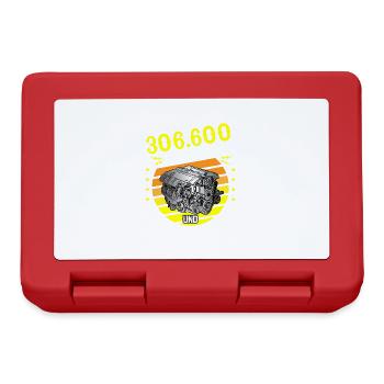 35. Geburtstag Oldtimer Geschenk lustig 35 Jahre - Brotdose - Rot - Vorne