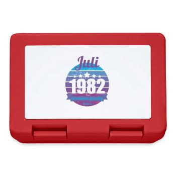 Geboren Juli 1982 40 Jahre 40er 40.Geburtstag - Brotdose - Rot - Vorne