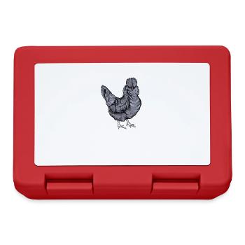 Araucana Chicken I Chicken Chicken Motif for - Lunchbox - red - Front