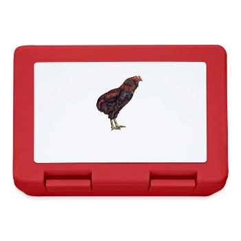 Araucana Chicken I Chicken Chicken Motif for - Lunchbox - red - Front