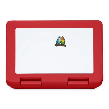 Rose head I Inseparable motif for - Lunchbox - red - Front
