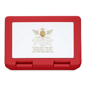 10 years of service 10 years of service - Lunchbox - red - Front
