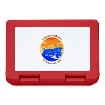 CROISIÈRE VACANCES - Boîte à goûter - rouge - Devant