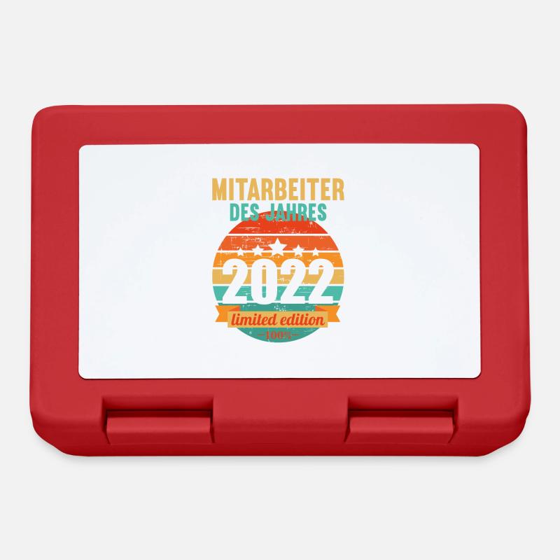 Mitarbeiter des Jahres 2022 - Brotdose - Rot