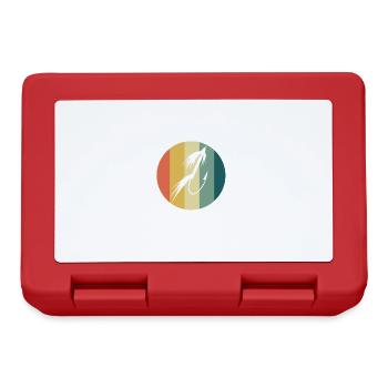 Fly Fishing Hobby Sports Catching Fish Trout - Lunchbox - red - Front