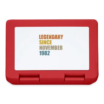 Born November 1982 40 years 40s 40th birthday - Lunchbox - red - Front