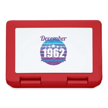 Born December 1962 60 years 60s 60th birthday - Lunchbox - red - Front