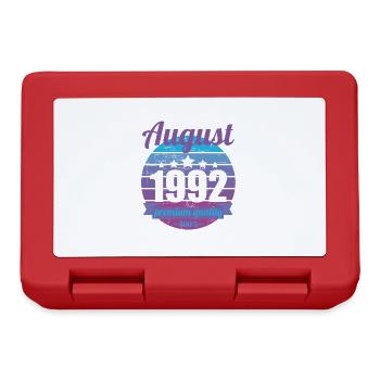 Born August 1992 30 years 30s 30th birthday - Lunchbox - red - Front