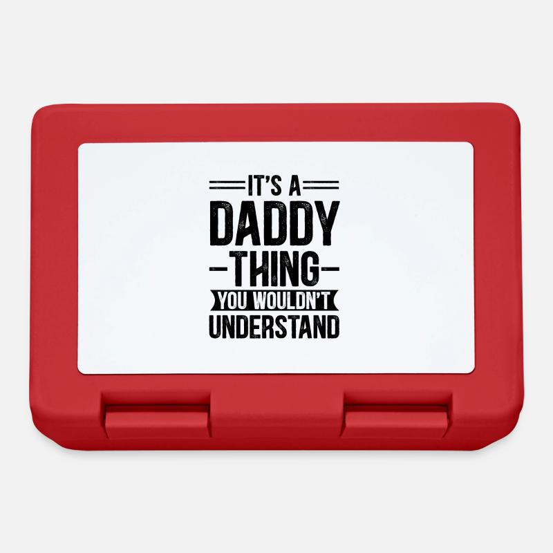 Family Daddy - Lunchbox - red