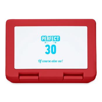 Am I perfect at 30 years 30th birthday - Lunchbox - red - Front