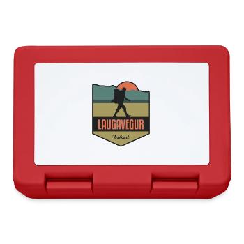 Laugavegur - Islande - Boîte à goûter - rouge - Devant