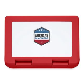 American Gladiator USA Flagg Fitness sports - Lunchbox - red - Front