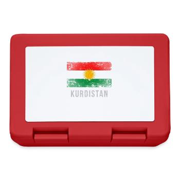 Drapeau kurde Kurdistan - Boîte à goûter - rouge - Devant