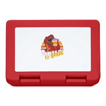 Finally 1st Grade, First Grader - Lunchbox - red - Front