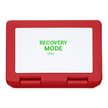 Mode de récupération amusant sur Get Well - Boîte à goûter - rouge - Devant