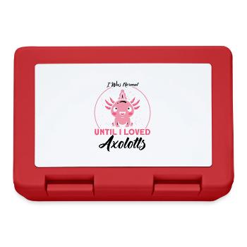 Axolotl Axolotl Owner Axolotl Amphibian Gift - Lunchbox - red - Front