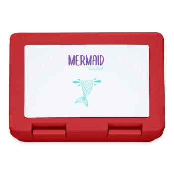 Mermaid Vibes Cute Women Girls - Lunchbox - red - Front