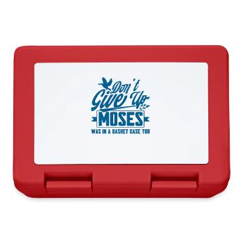 Jesus Bible Christian Religious Church Gift - Lunchbox - red - Front