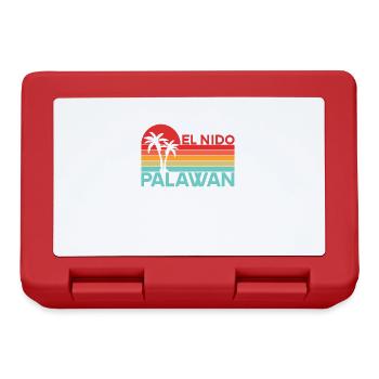 Voyage de vacances El Nido Palawan Philippines Asie - Boîte à goûter - rouge - Devant