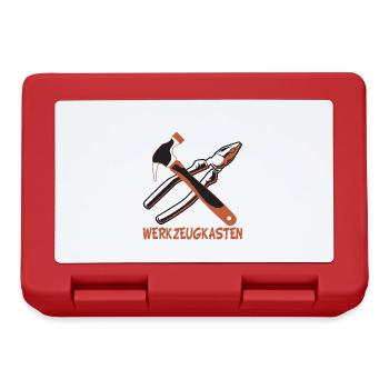 Ich Bin Nicht Nur Der Hammer Der Ganze - Brotdose - Rot - Vorne