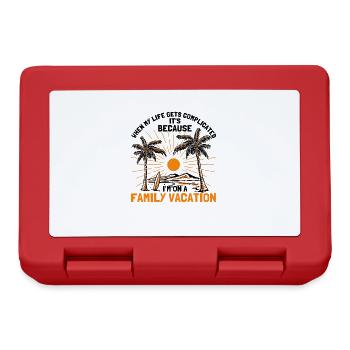 Road Trip Holiday Family Holiday Family Gift - Lunchbox - red - Front