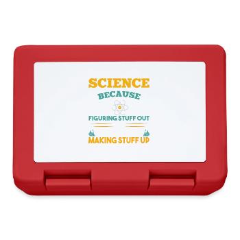 La science parce que les choses sont découvertes - Boîte à goûter - rouge - Devant